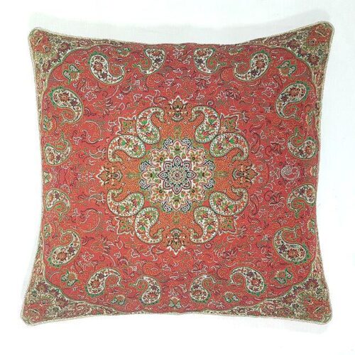 elegant red termeh cushion cover 65b04c0735146