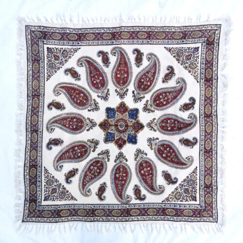 luxury paisley textile calico tablecloth 1 x 1m 65a647e6c1369