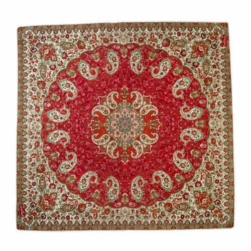 square elegant red termeh tablecloth 65b04bee2c091
